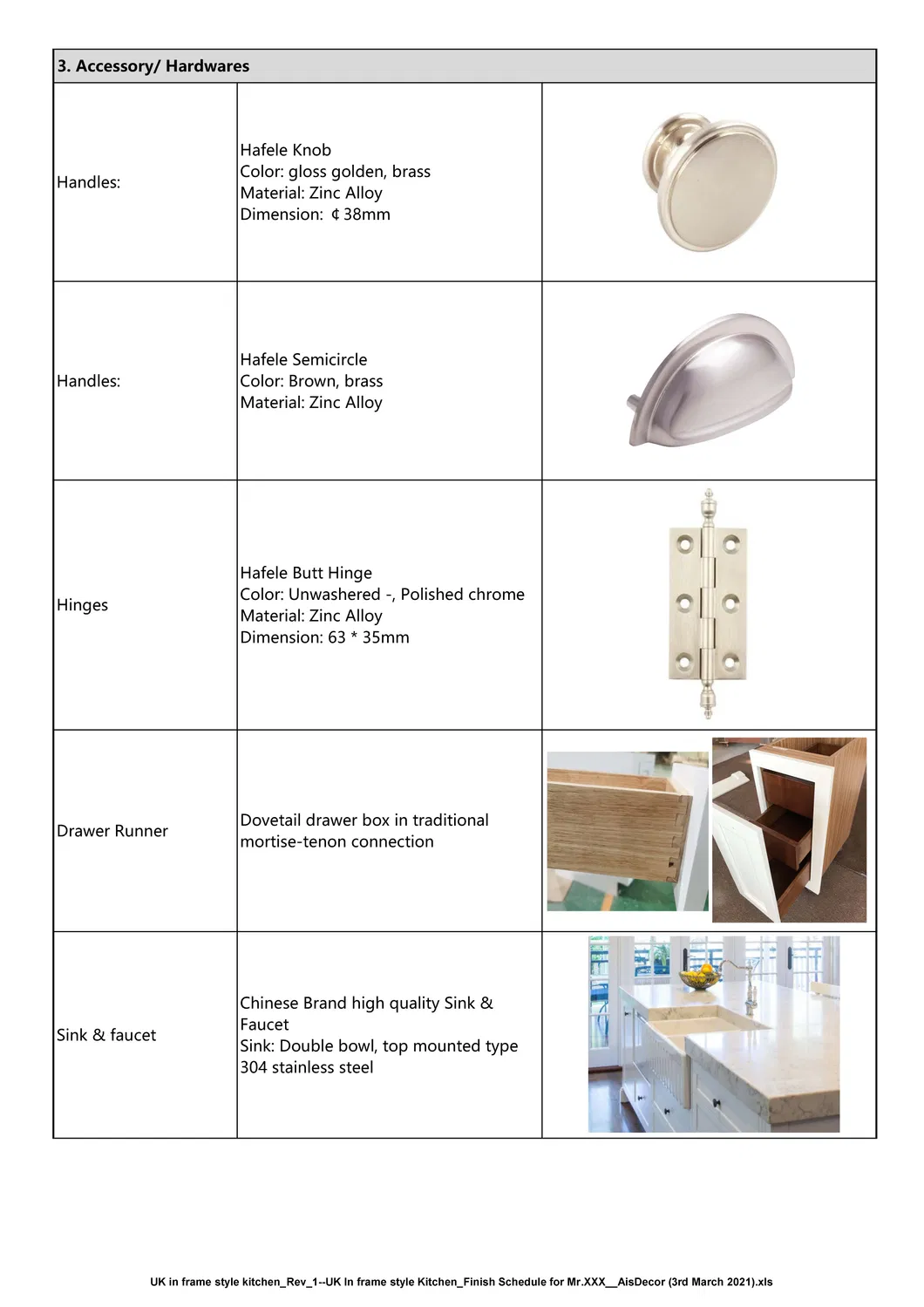 UK Inset Frame Style Stain White Traditional Cabinetry Technique Kitchen Cabinets with Butt Hinges & Semicircle Handles