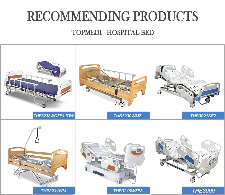Wholesale Medical Equipment Homecare 2 Cranks Manual Patient Hospital Bed