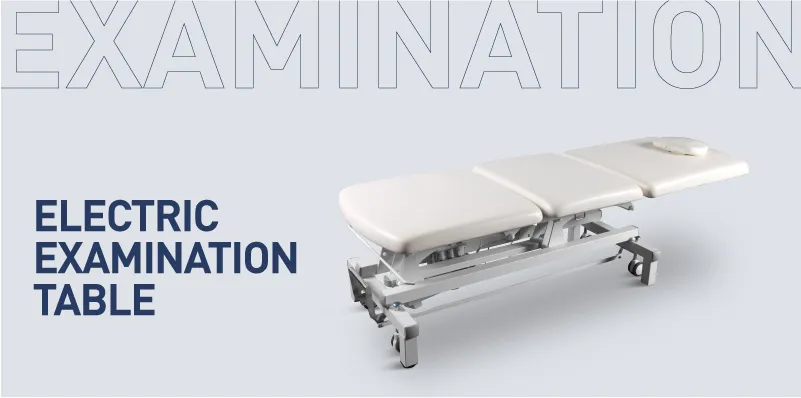 X27 Factory Metal 3 Function Adjustable Clinic Exam Couch Folding Electric Medical Hospital Examination Table