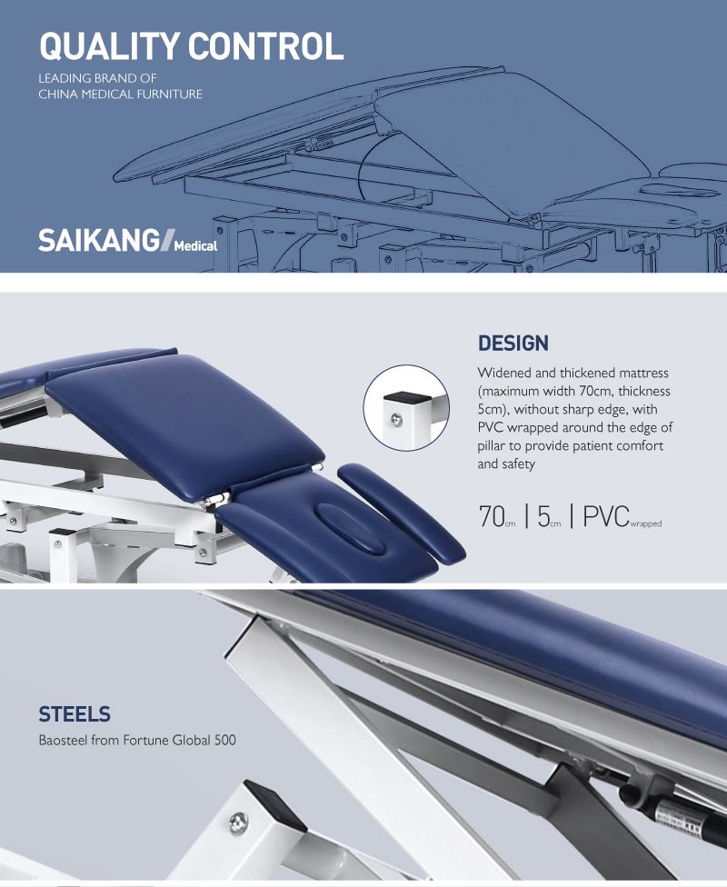 X30 Stainless Steel Hospital Cheap Practical Examing Table for Patient