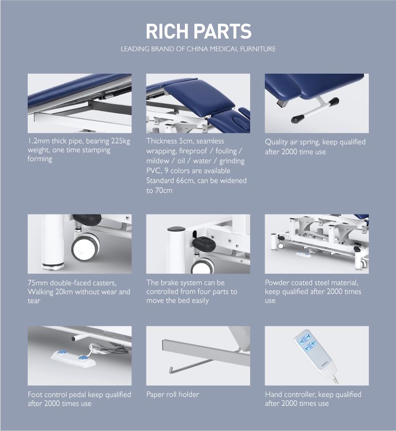 X30 Stainless Steel Hospital Cheap Practical Examing Table for Patient